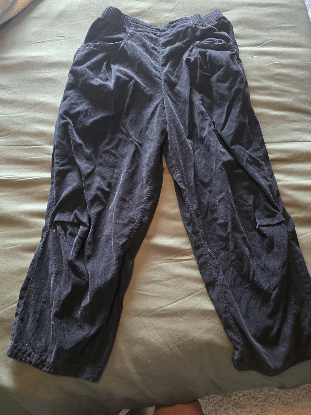We The Free Black Wide Leg Lounge Pants